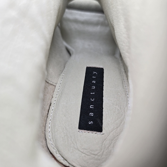 Sanctuary Ready Peep Toe Booties, Olive Oil (Green) Leather, Women's Size 9M - Picture 11 of 16